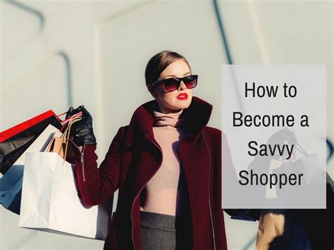 savvy shopper meaning